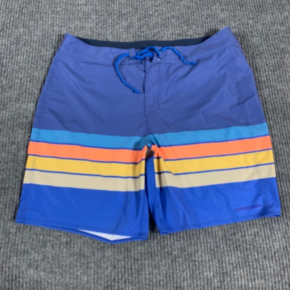 Patagonia Boardshorts Mens Size 33 Blue Hydro Series Performance Outdoors Hiking